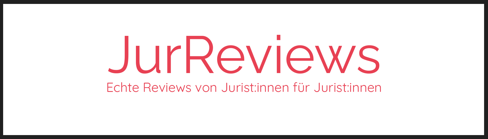 Jura Review einreichen